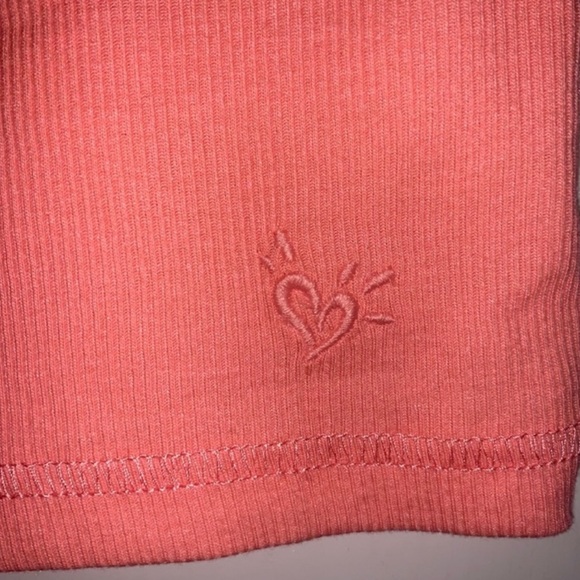 New Justice Peach Tank Top Girls Size 10 - Picture 7 of 11